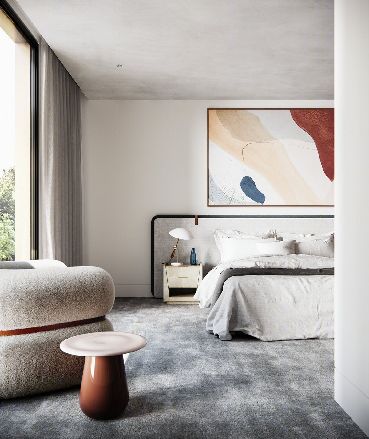 墨尔本,优雅,极简,充满质感和有机形态-6