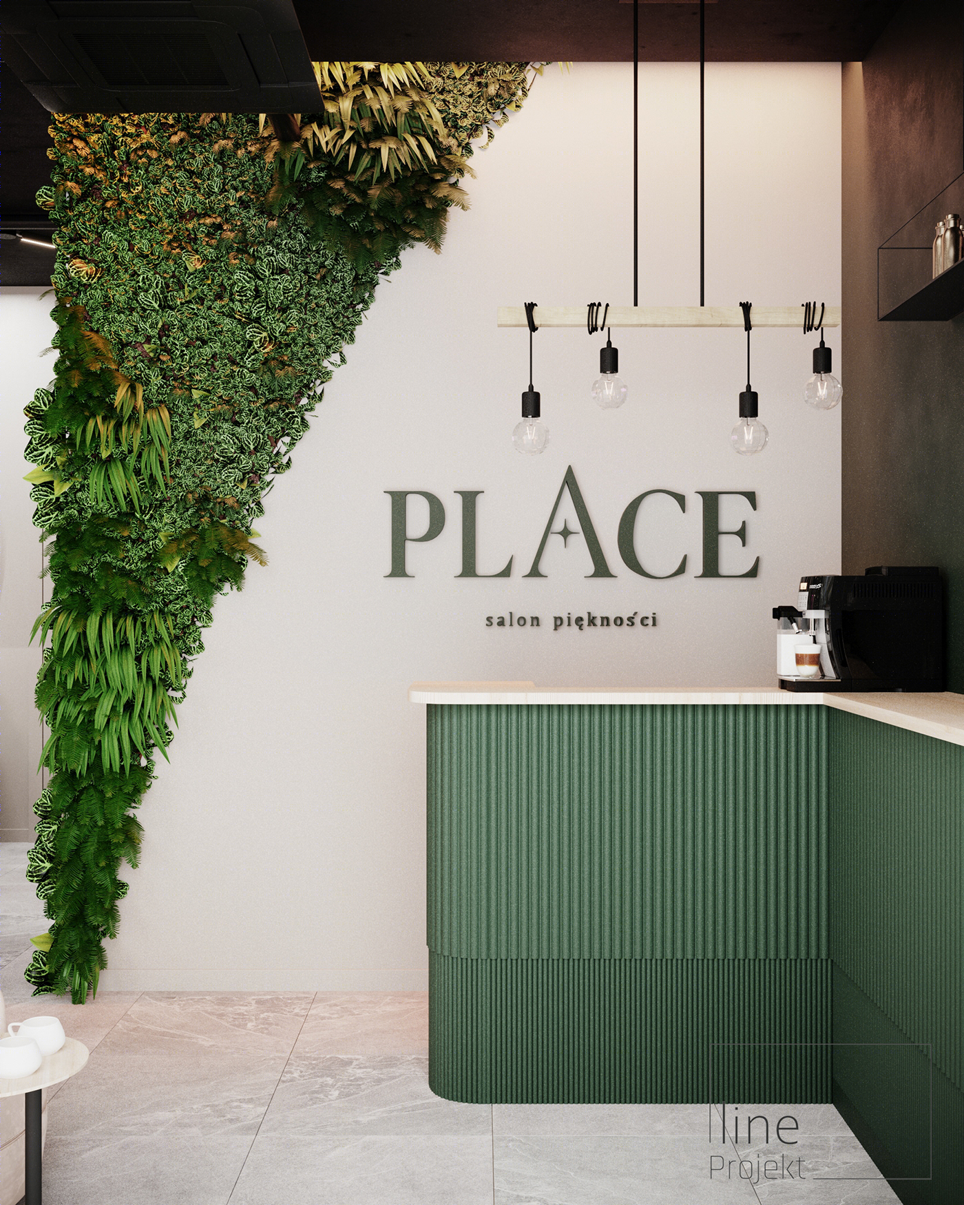 Anastasiya Gushchina丨美容院 | 3D visualization of a beauty salon for Line Project-0