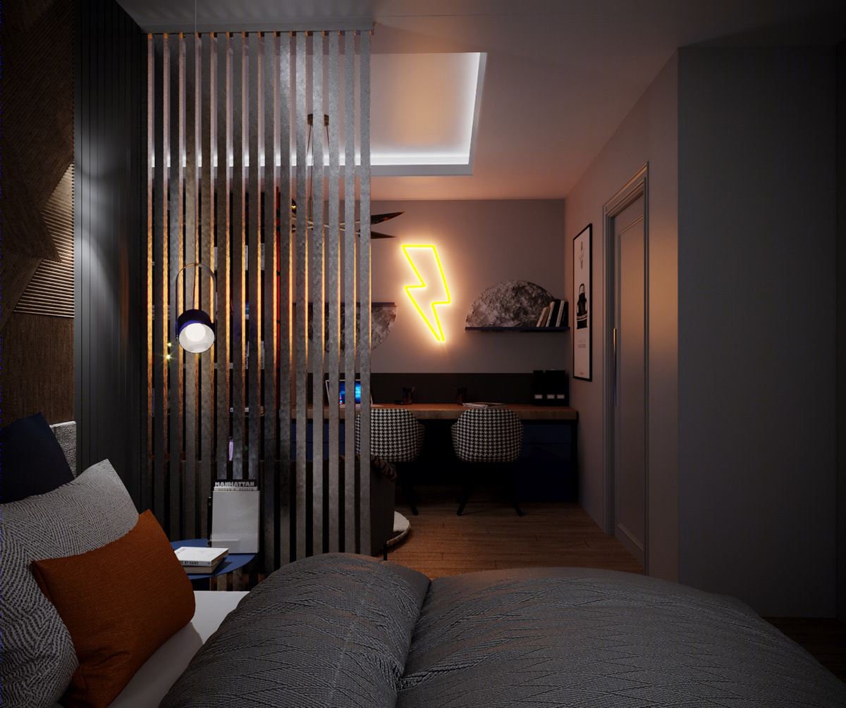 Anastasiya Gushchina丨平层丨HILL PARK KIDS ROOM-3