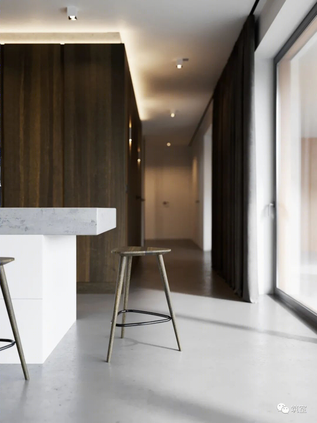 现代都市中的轻奢木质生活丨国际名师,国际知名设计公司-21