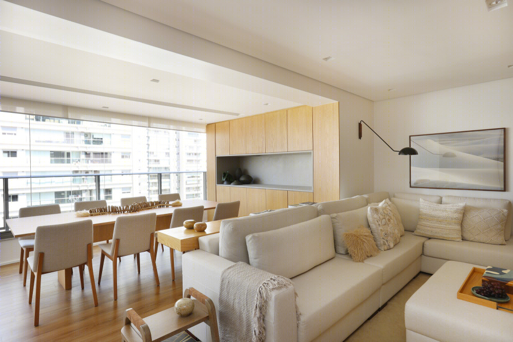 巴西现代简约公寓，社交生活与私密空间的完美融合-4