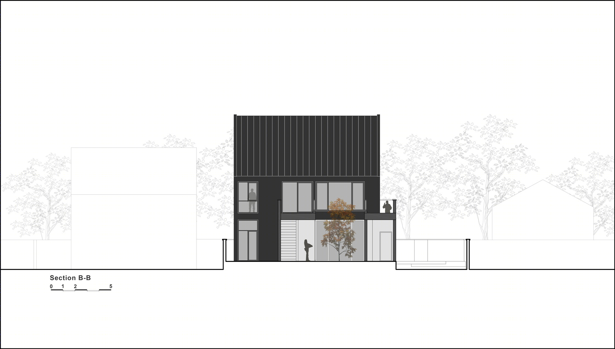 伊朗 Afra House | 自然光与绿意融入简约空间的宗教隐私设计-26