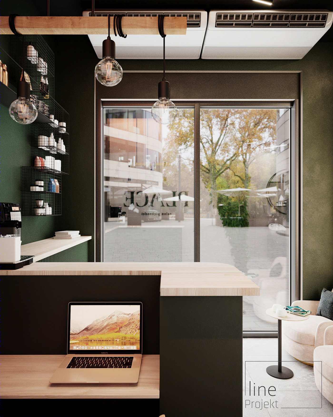 Anastasiya Gushchina丨美容院 | 3D visualization of a beauty salon for Line Project-4