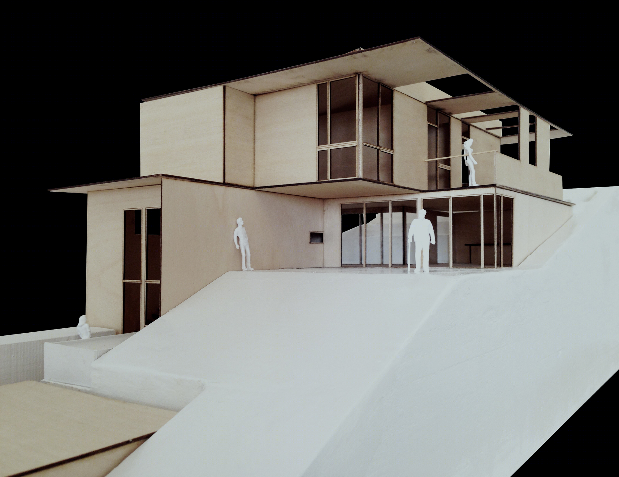 洛杉矶斜坡上的三层阶梯别墅（The Three Step House）-46