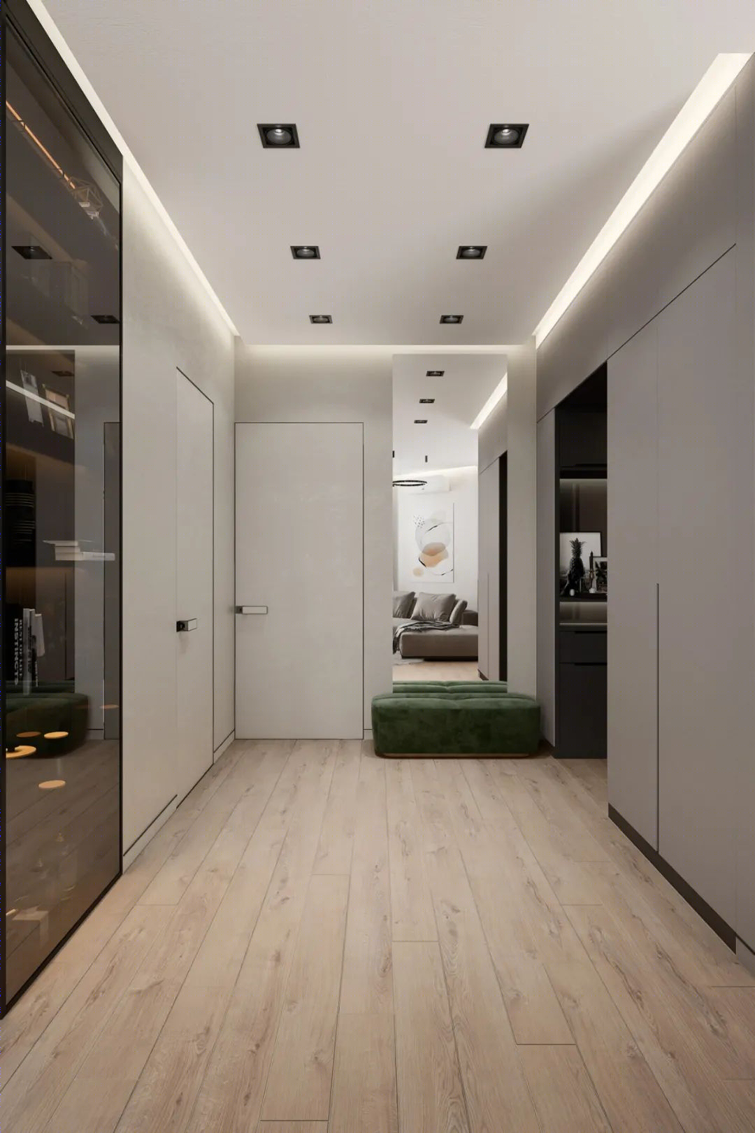95㎡现代简约二居室丨Roomy Room Design-50