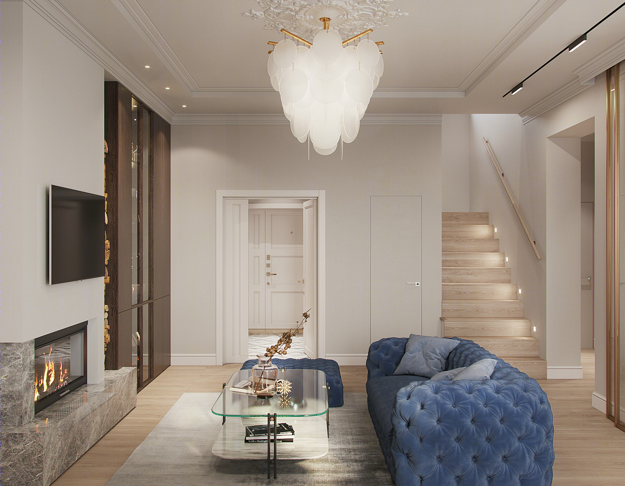 简约风格公寓设计，年费会员免费下载高清原图-6