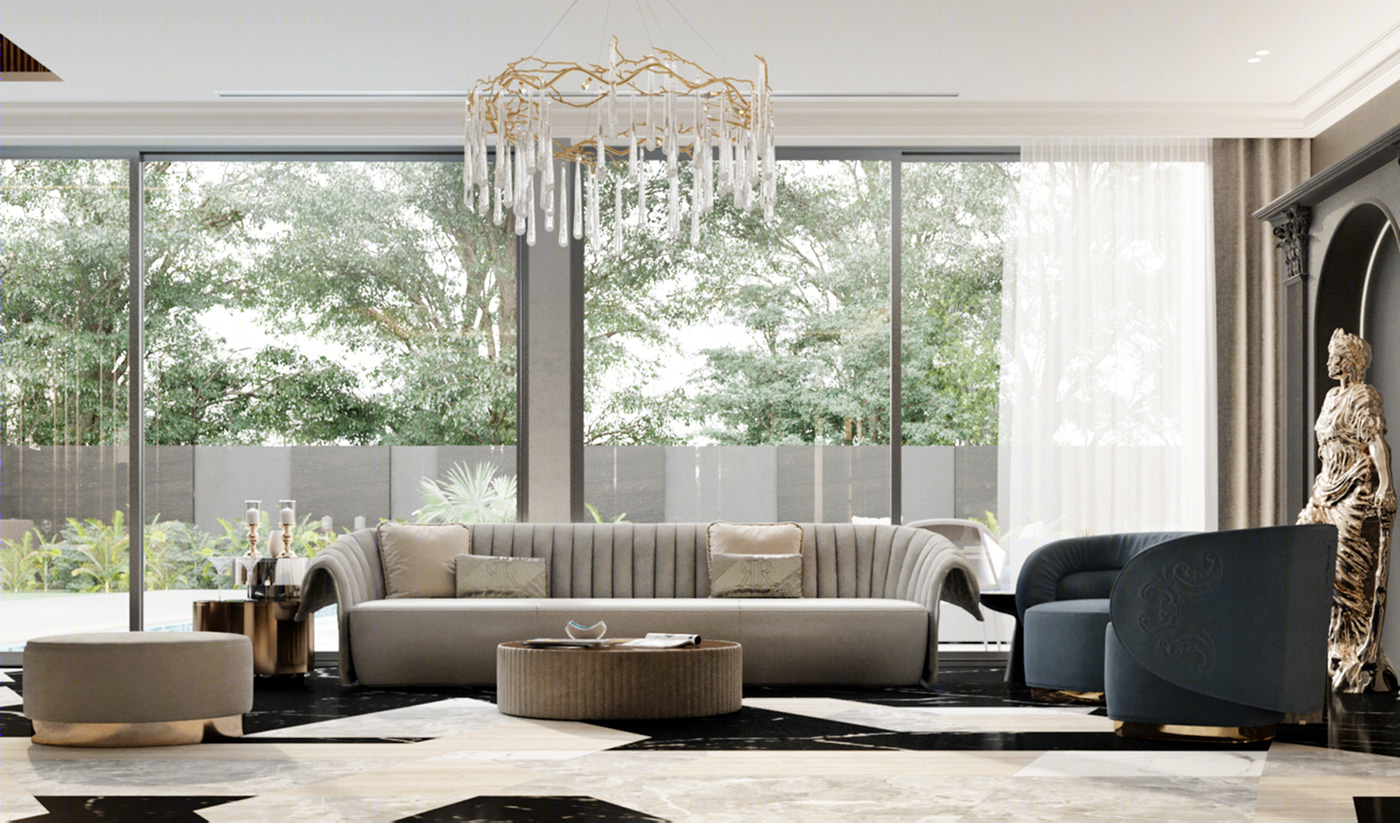 现代轻奢平层|埃及-2