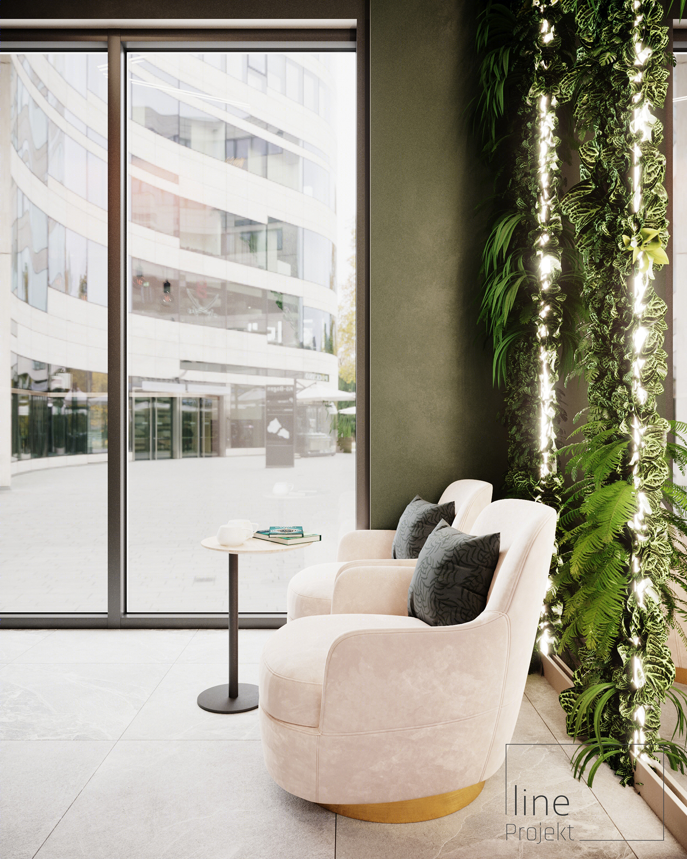 Anastasiya Gushchina丨美容院 | 3D visualization of a beauty salon for Line Project-5