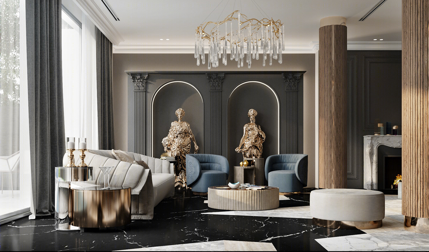 现代轻奢平层|埃及-0