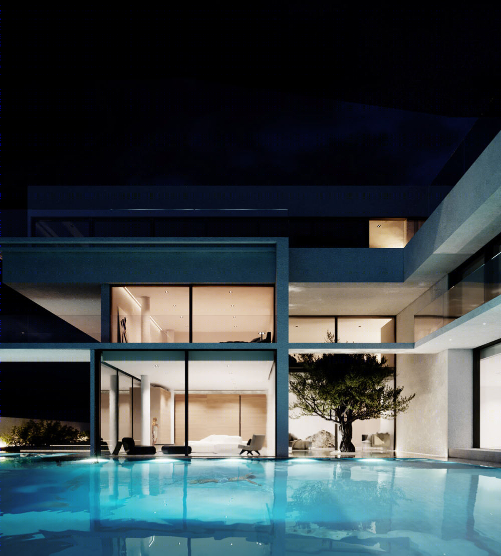 克罗地亚现代简约住宅设计丨Ab Architects-4