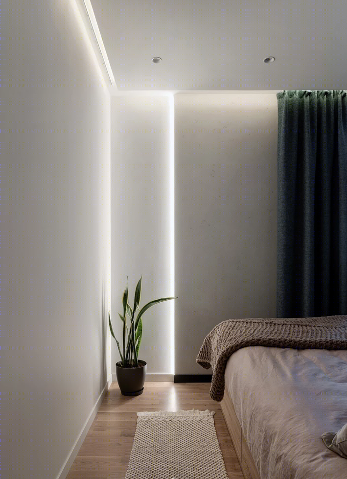 基辅 106 平米现代爱巢，玻璃砖打造优雅仙气空间-54