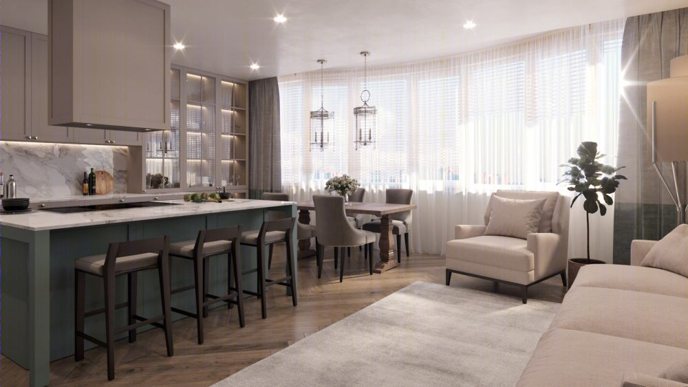 现代美国公寓设计实例-3