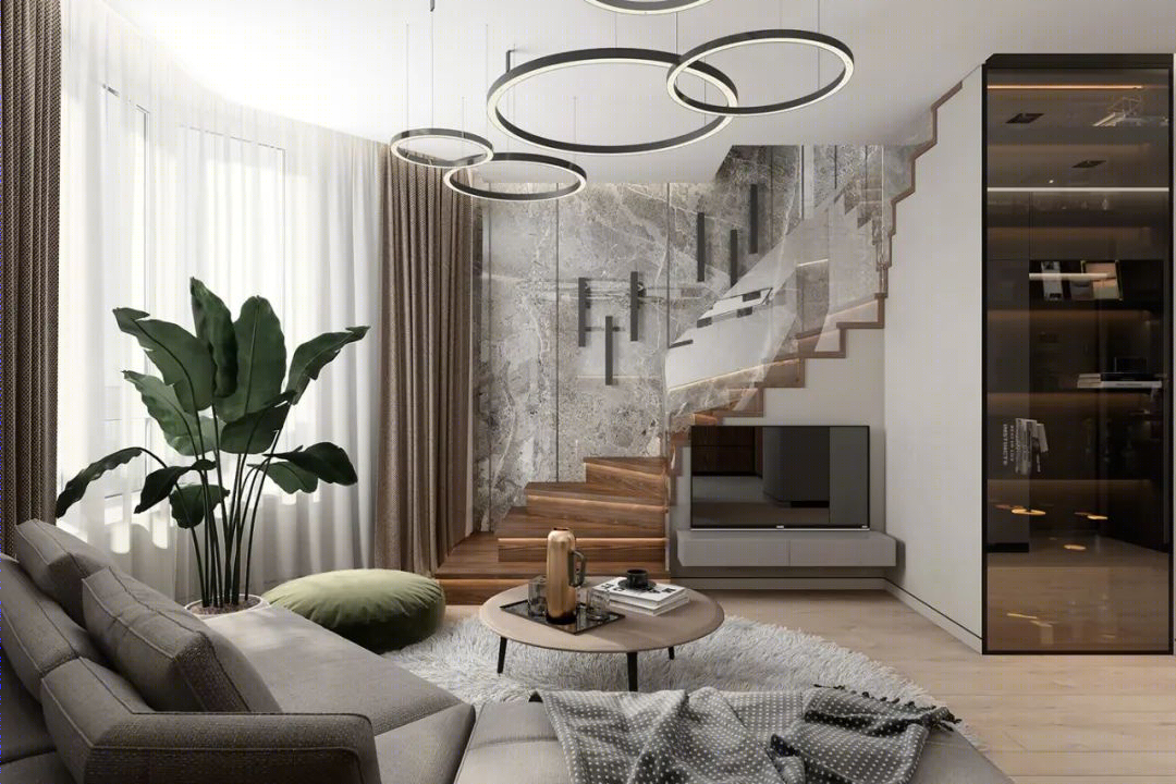 95㎡现代简约二居室丨Roomy Room Design-53