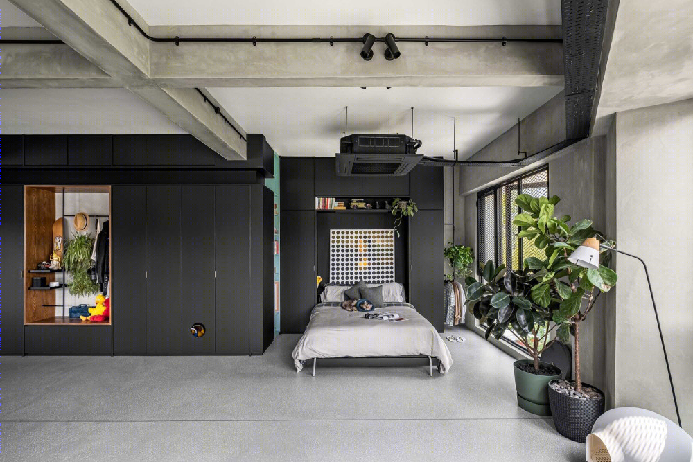 流动与灵活 | UNO Interior 的工业风住宅设计-5