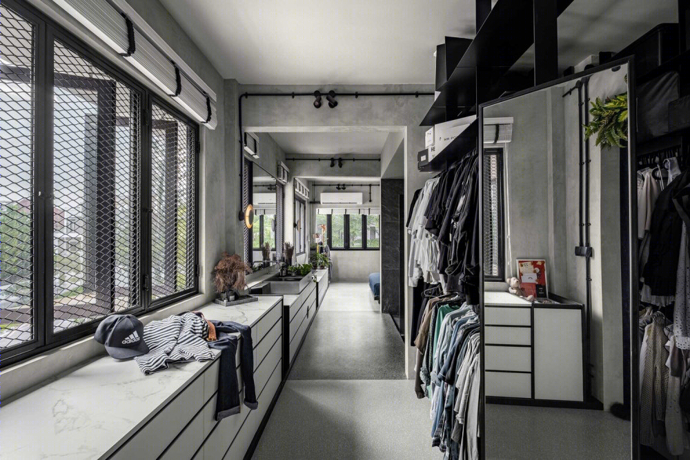 流动与灵活 | UNO Interior 的工业风住宅设计-8