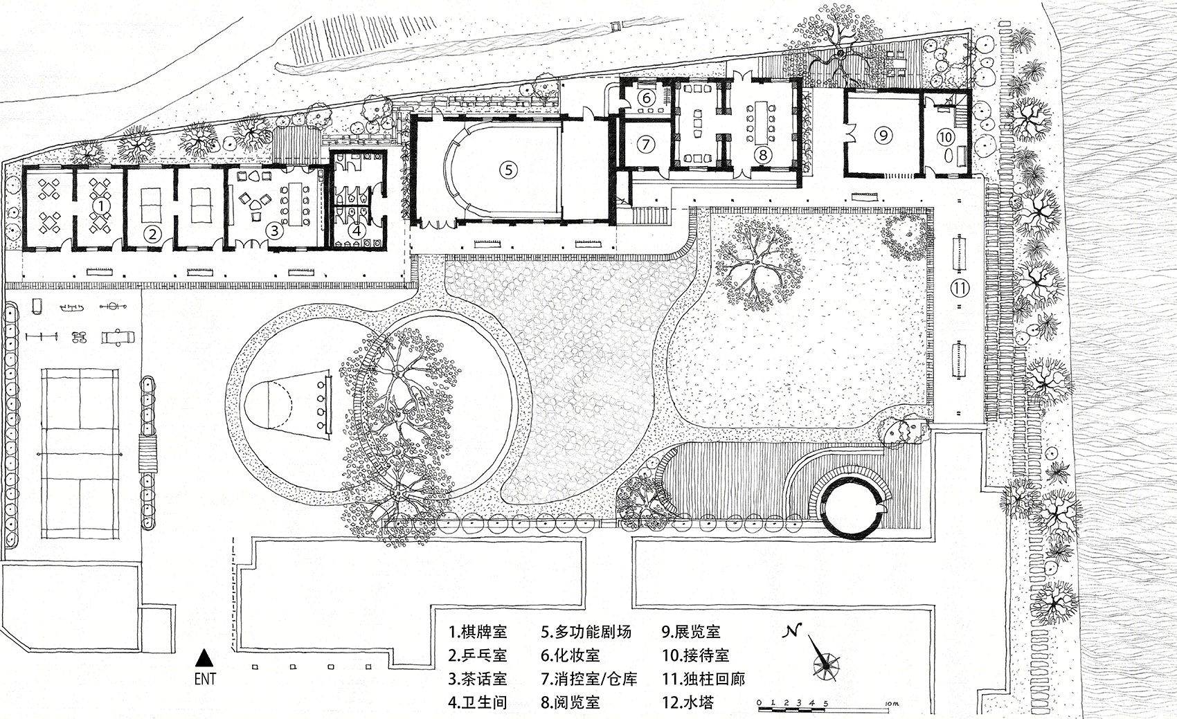 崇明岛侯家镇文化活动中心丨空间里建筑设计事务所-57