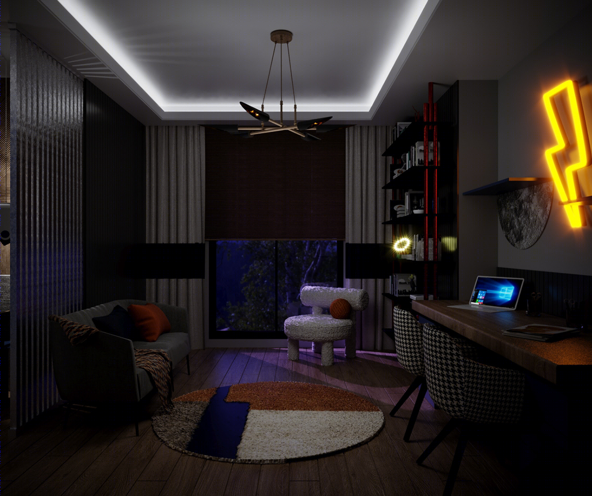 Anastasiya Gushchina丨平层丨HILL PARK KIDS ROOM-7