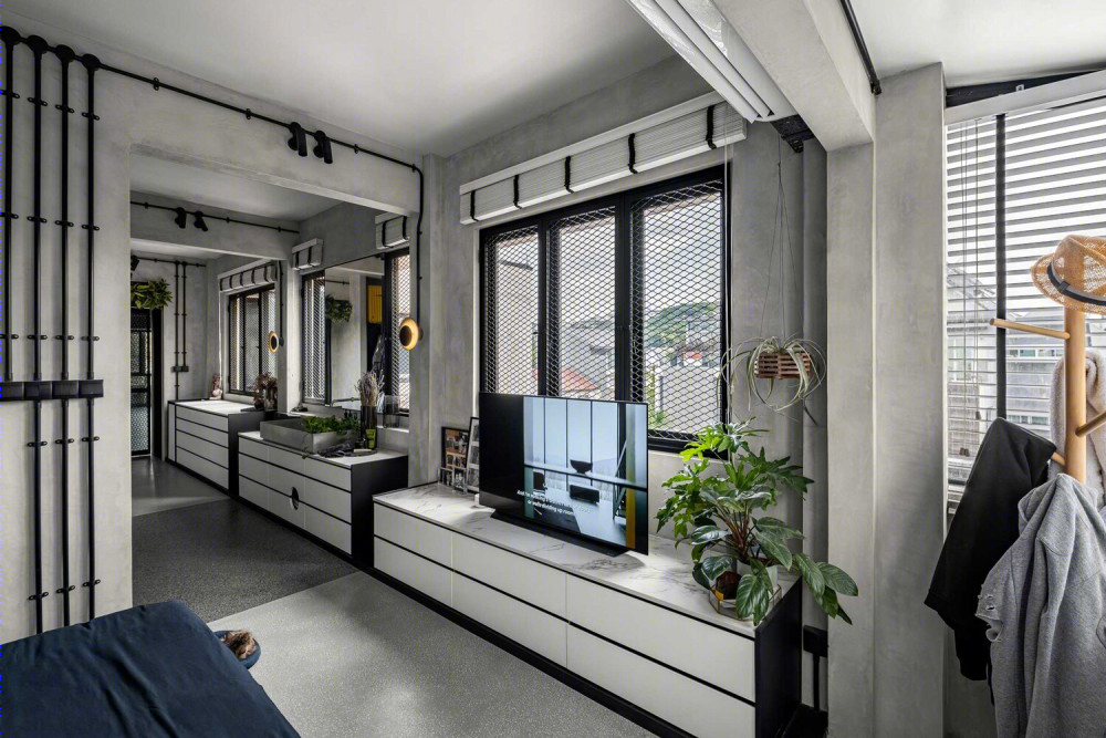 流动与灵活 | UNO Interior 的工业风住宅设计-10