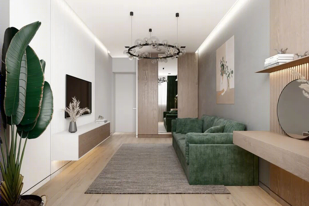 95㎡现代简约二居室丨Roomy Room Design-59