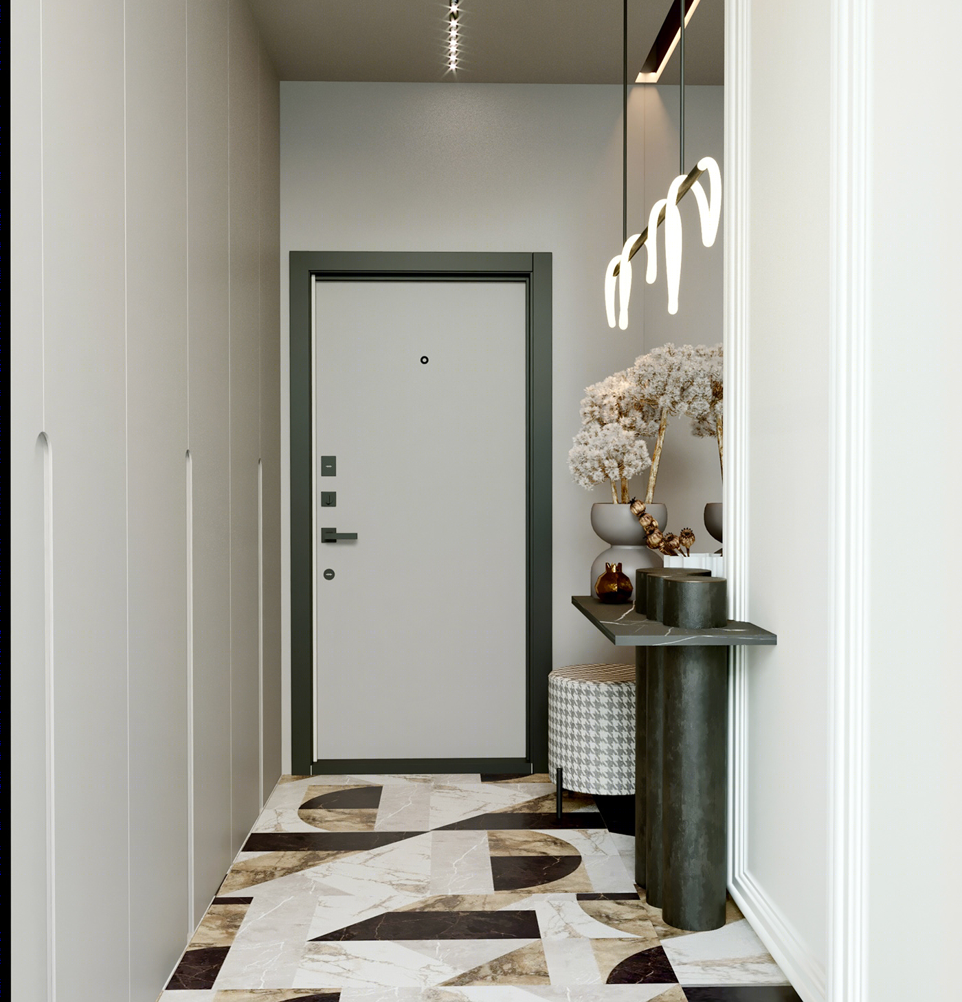 Anastasiya Gushchina丨平层丨Interior design, CGI, Design Studio-5