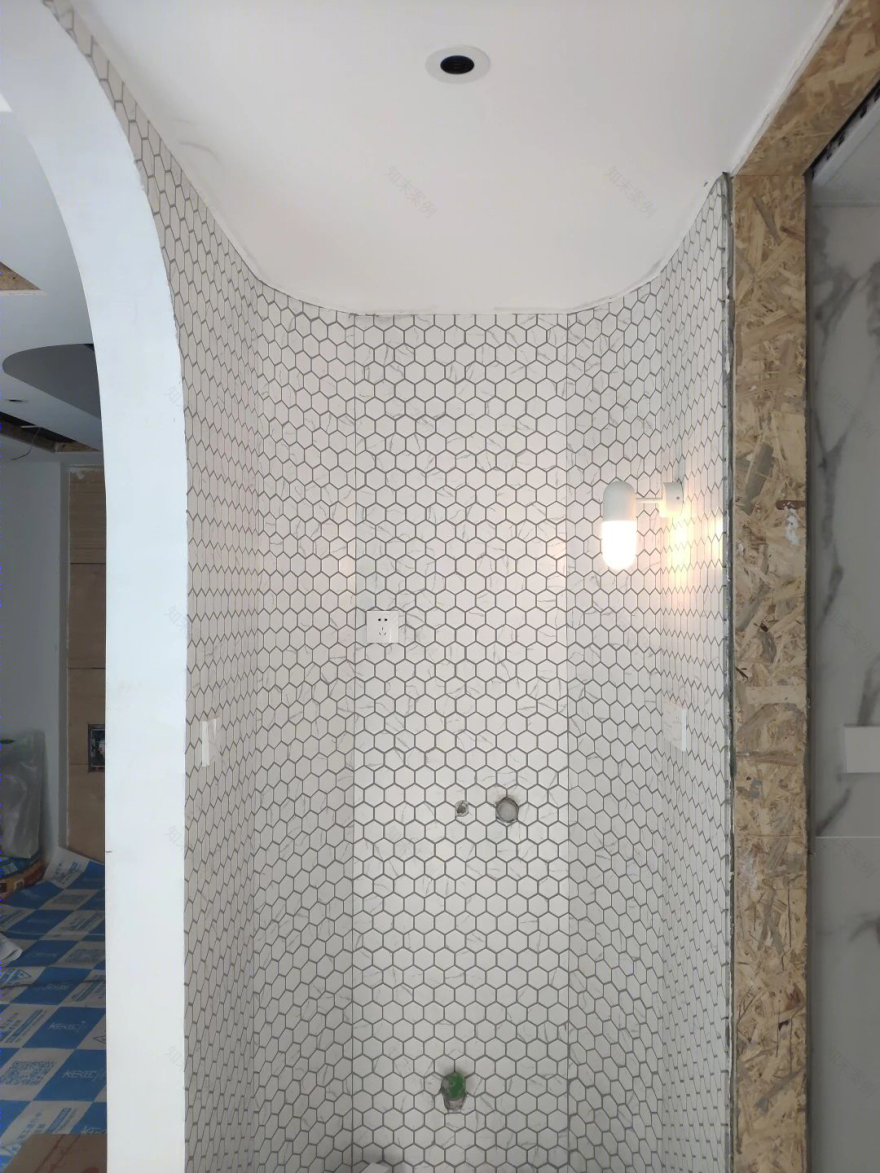 90㎡北欧风小家,弧形元素调整光线,实用收纳与美观兼具-44