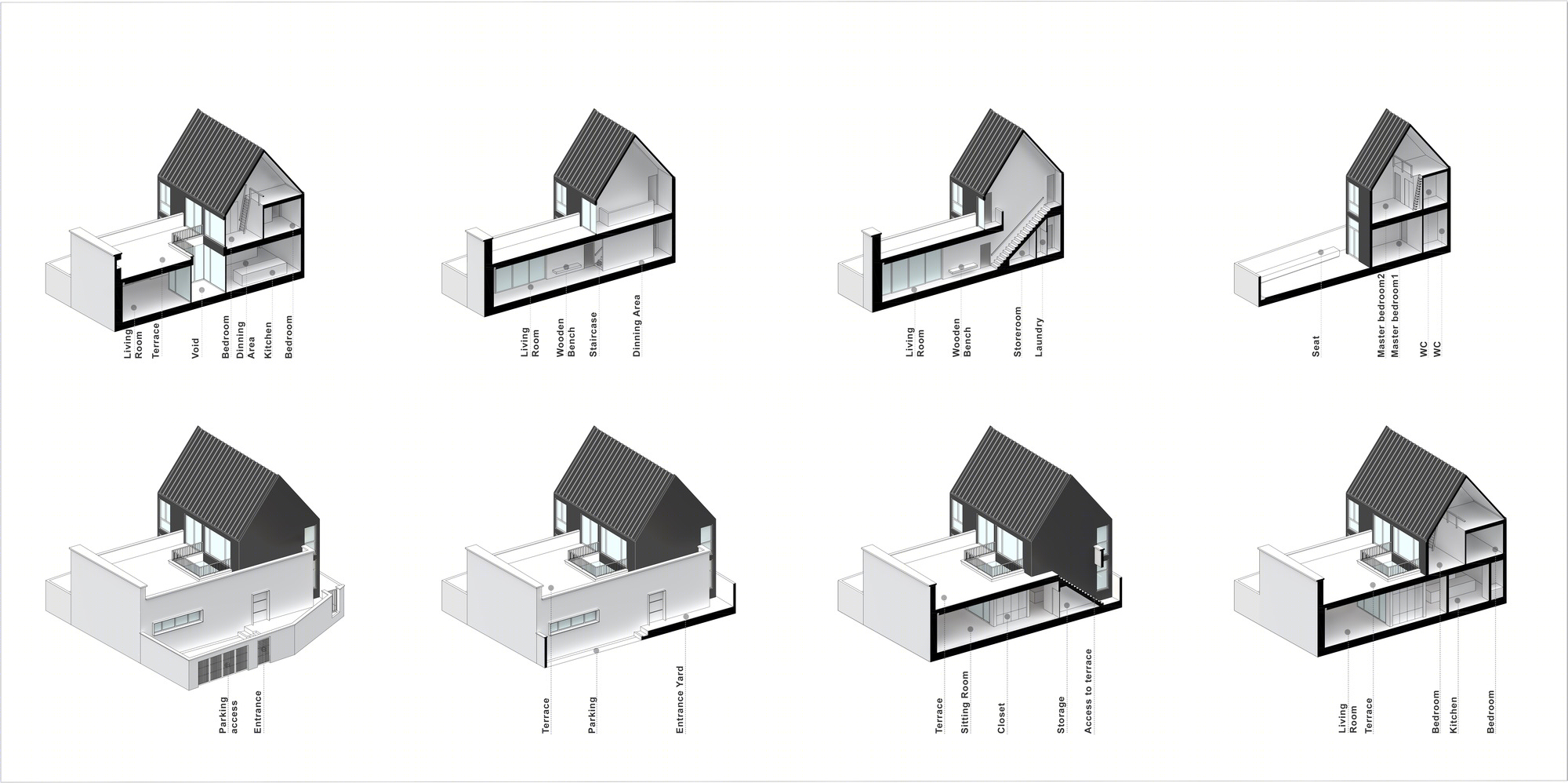 伊朗 Afra House | 自然光与绿意融入简约空间的宗教隐私设计-30