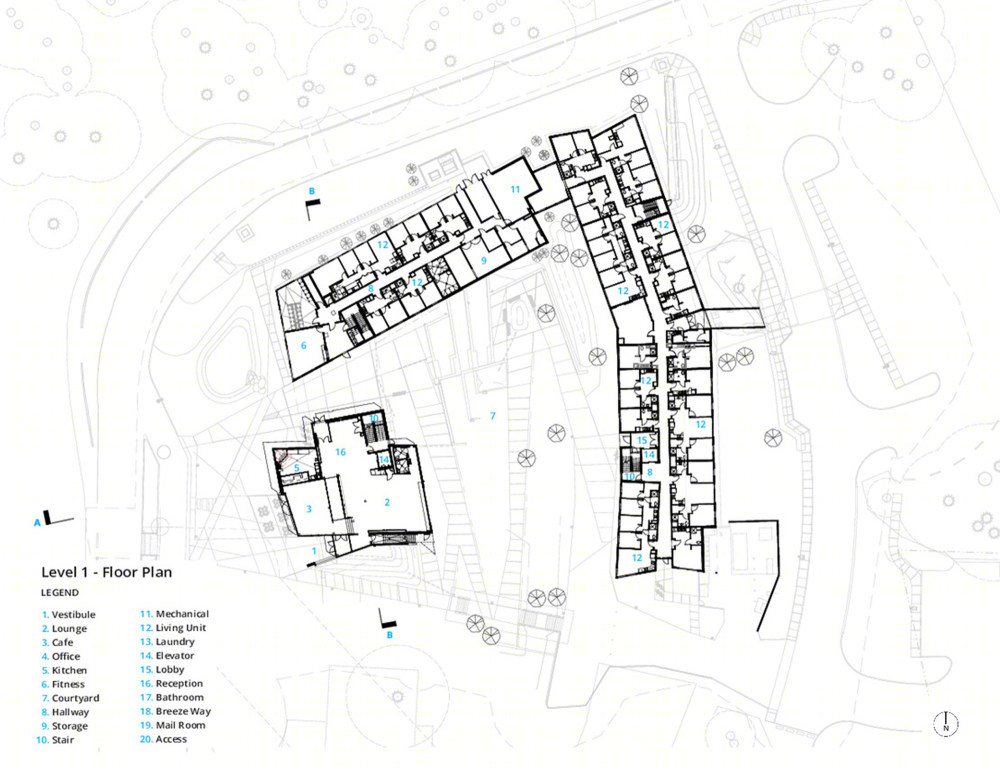 美国贝尔维尤学院学生公寓(2018)(NAC Architecture)设计-41