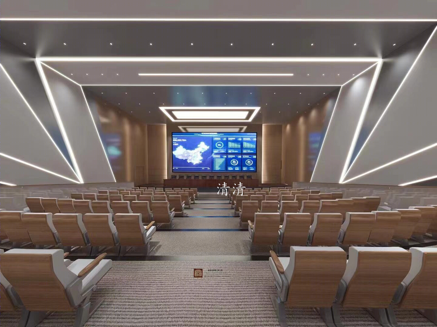 现代简约多功能会议室设计典范-6