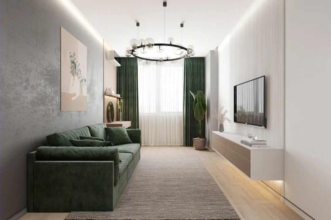 95㎡现代简约二居室丨Roomy Room Design-60