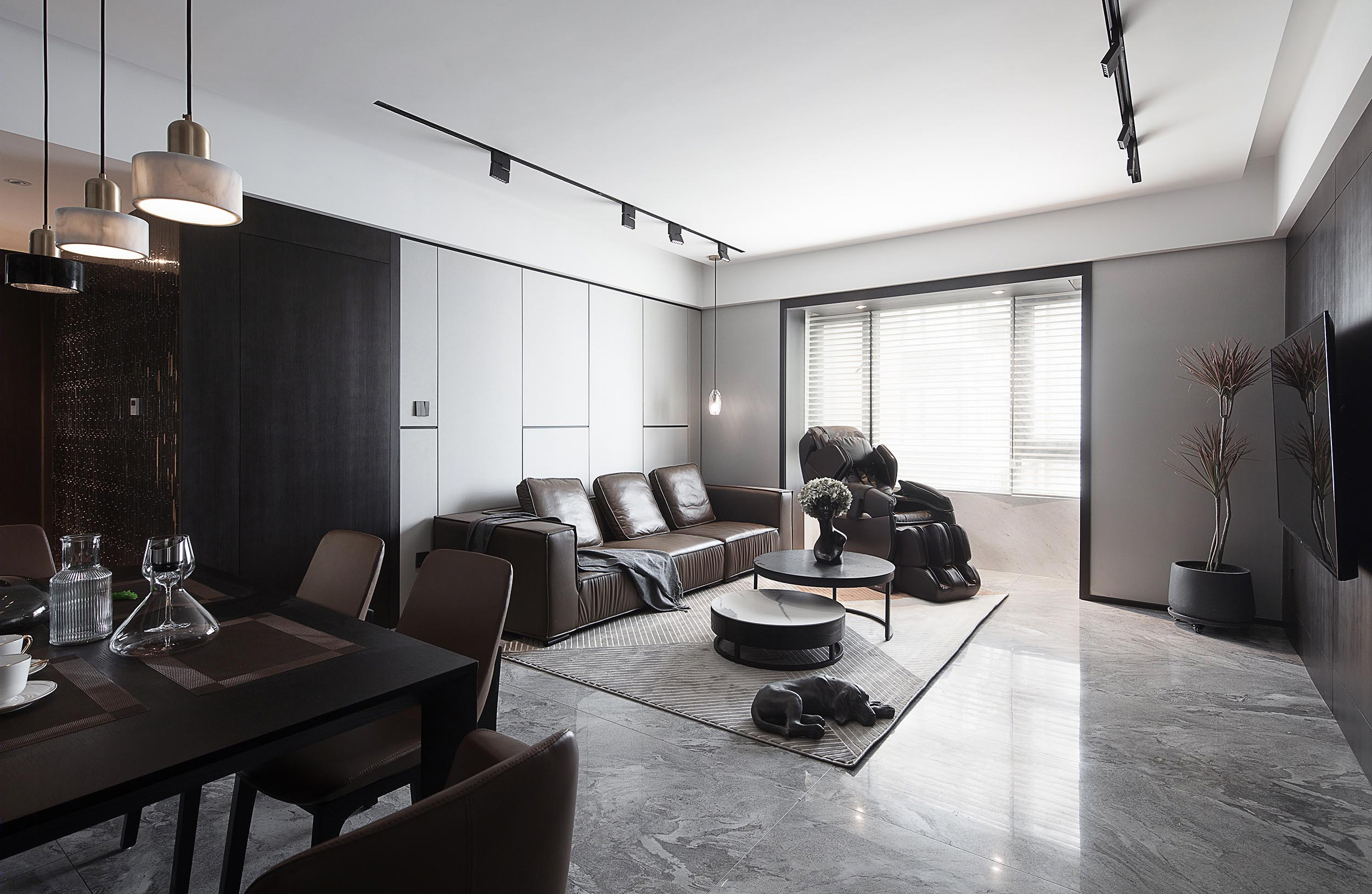 温州原石设计 | 现代锦华城 135m2 别墅 | 城市里的春天-17