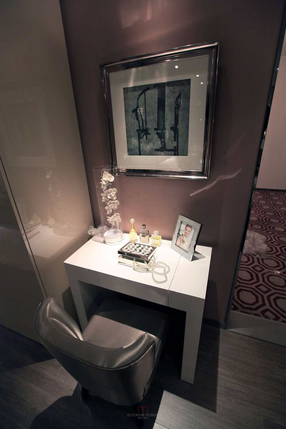 北京现代风格样板间“绽放”-35