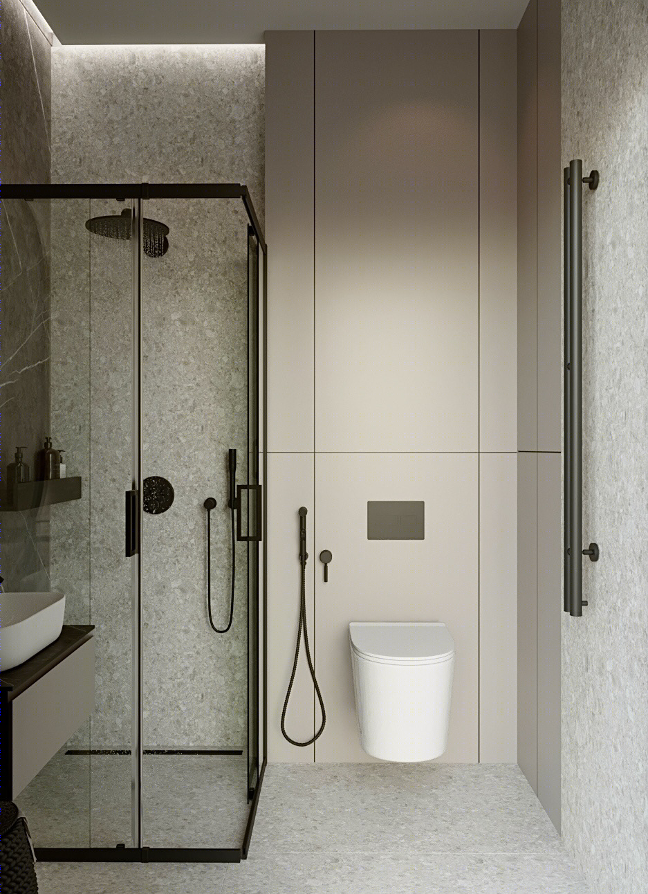 Anastasiya Gushchina丨平层丨Interior design, CGI, Design Studio-7