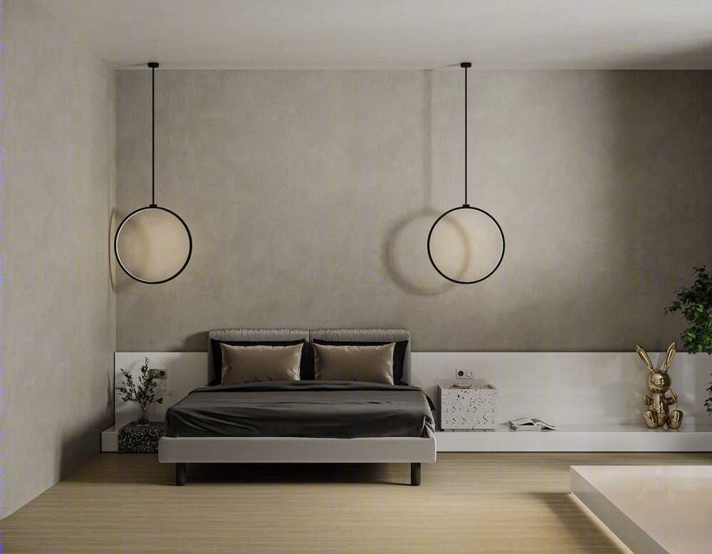 2021 年法国尼斯 Light Project | Maria Travchenko 的卧室设计-20