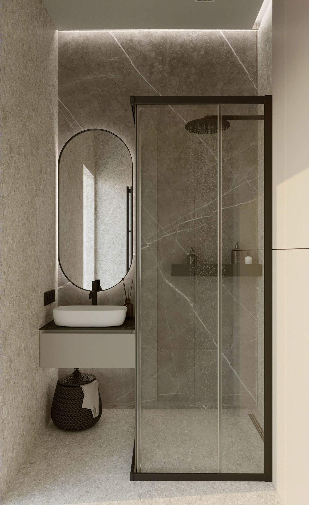 Anastasiya Gushchina丨平层丨Interior design, CGI, Design Studio-8