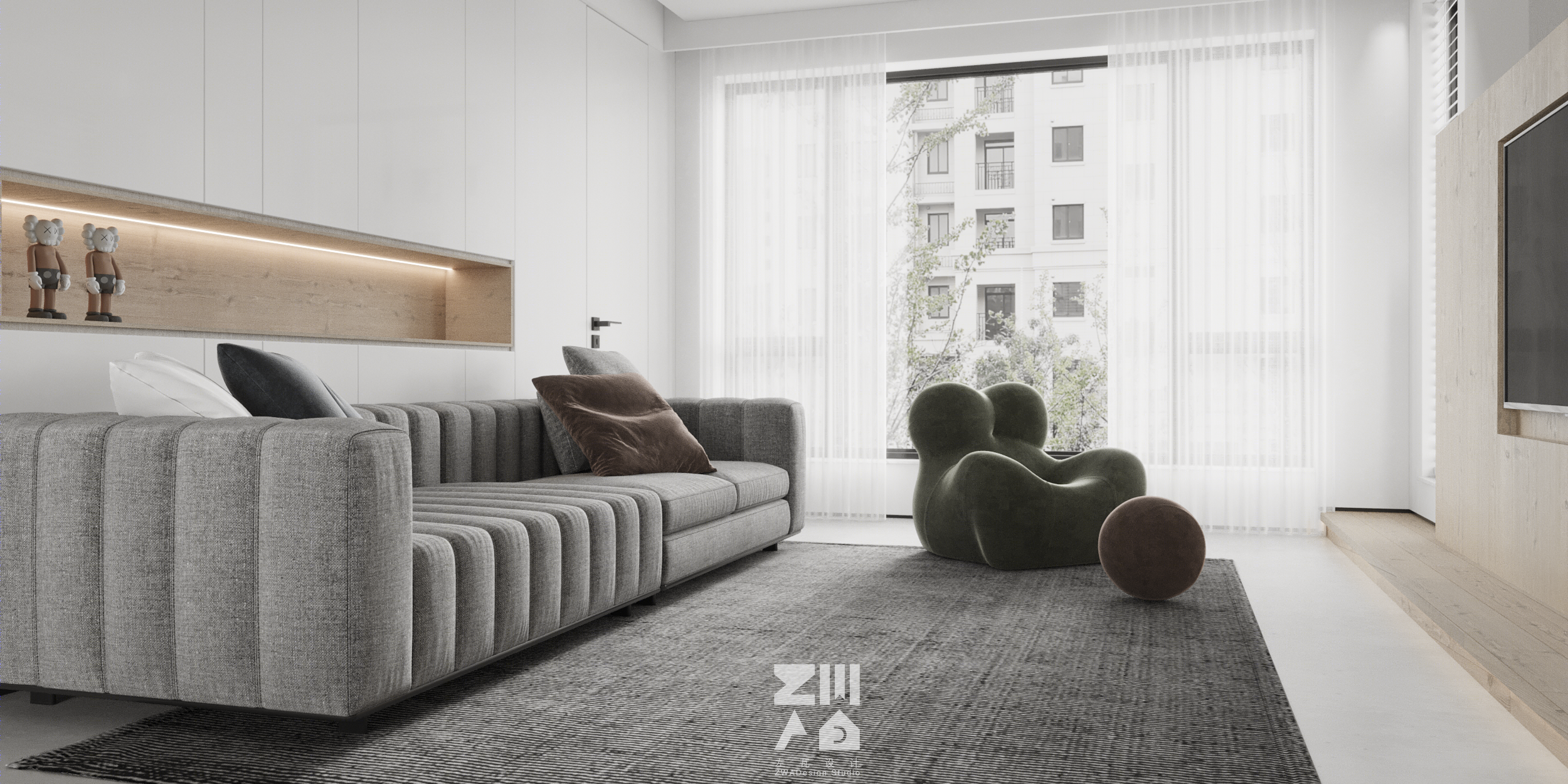 现代原木清新空间，呼吸之间尽享自然之美-12