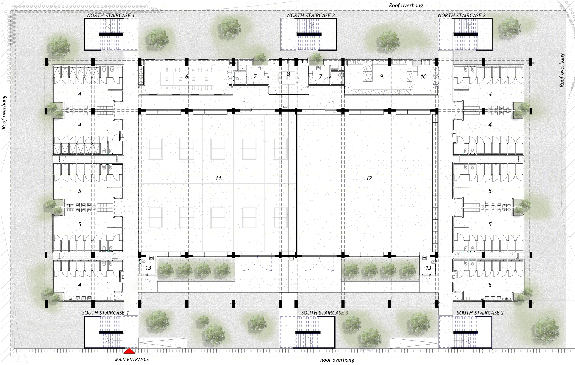 热带校园绿色运动馆——Koffi & Diabaté Architectes 设计-5