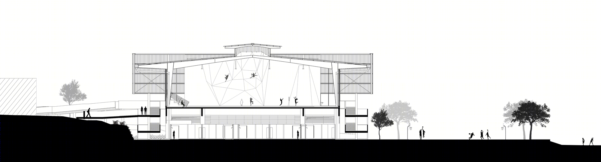 热带校园绿色运动馆——Koffi & Diabaté Architectes 设计-6