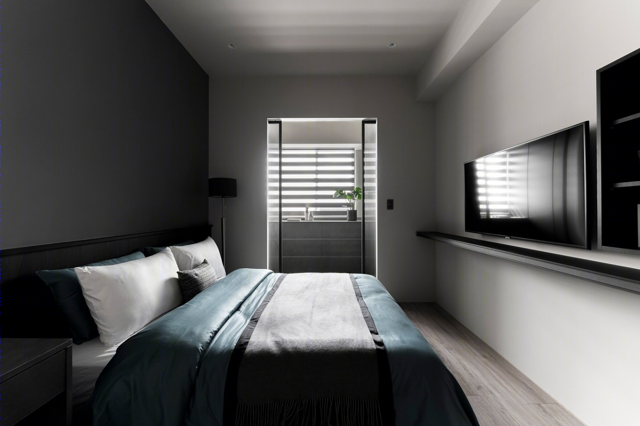 天坊设计---黑色系空间 既沉稳又大气-8