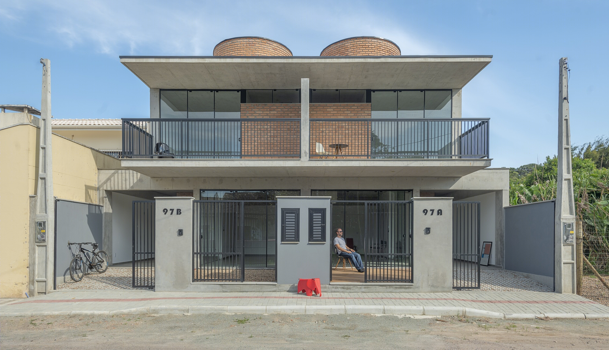 N4 住宅区混凝土别墅设计-12