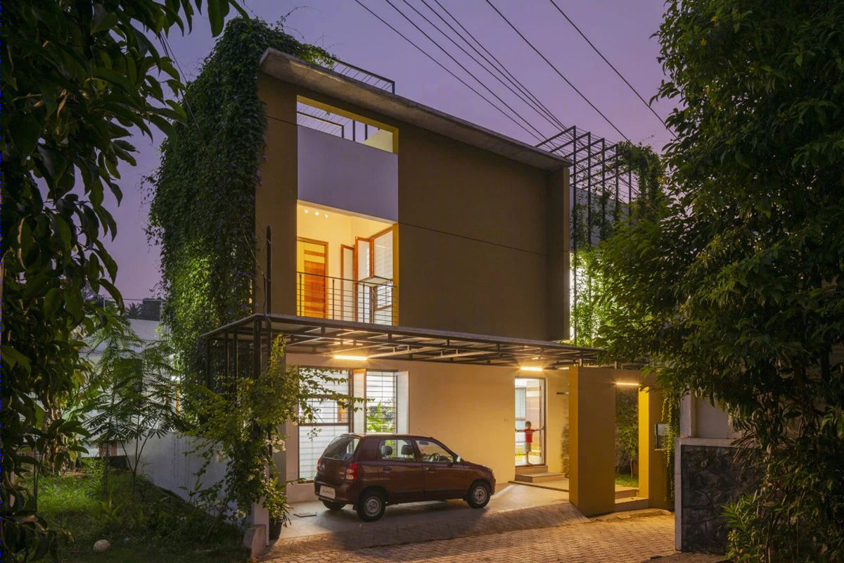 色彩碰撞下的创新住宅丨印度丨LIJO.RENY.Architects-2