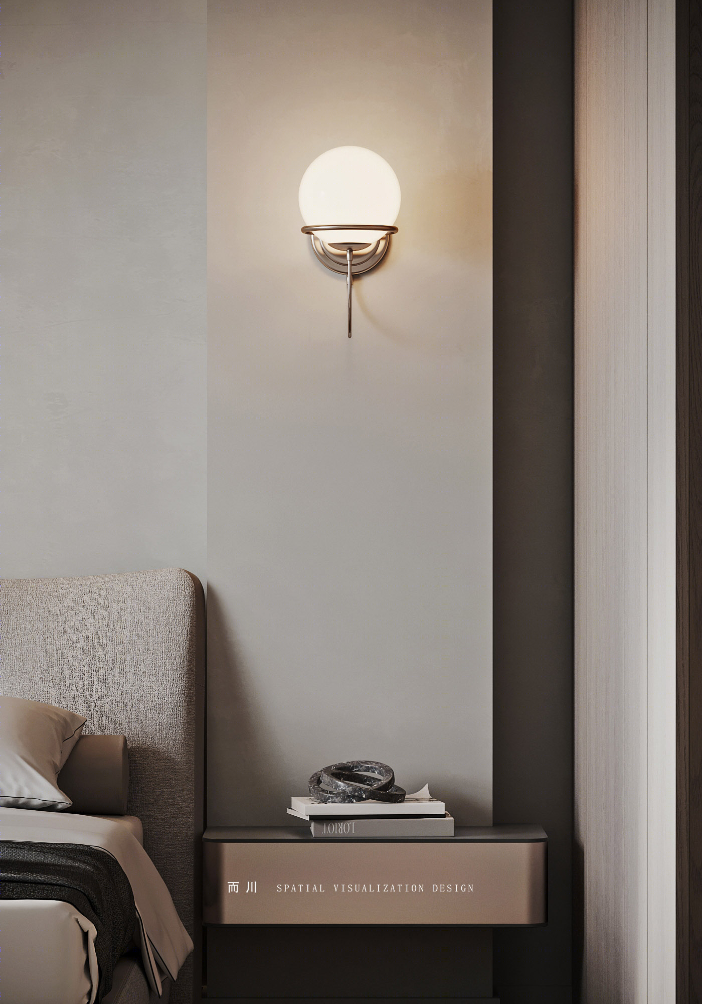 现代别墅设计典范丨而川空间可视化工作室-9