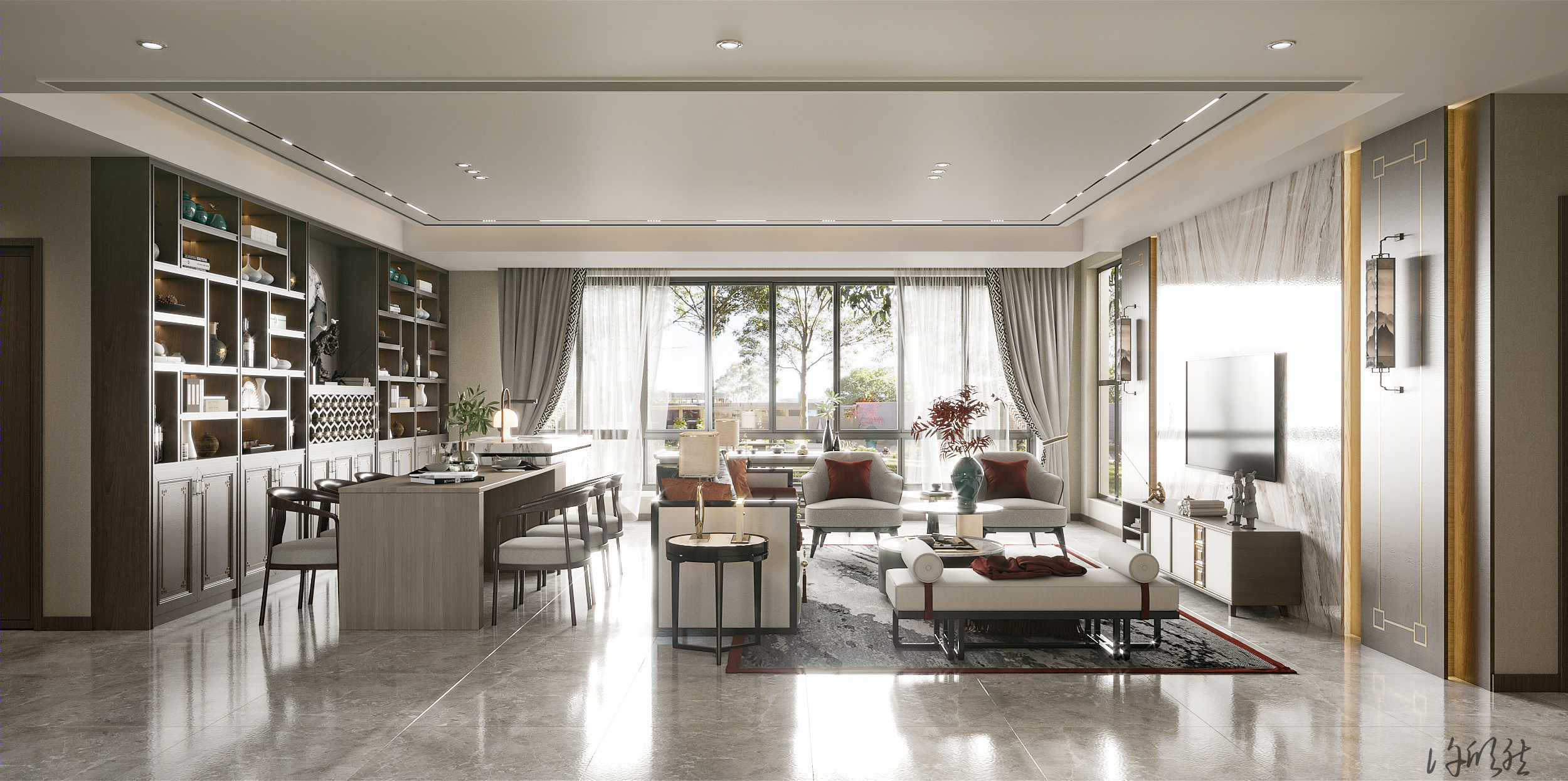 现代中式创新设计，传统文化与现代元素的完美融合-2