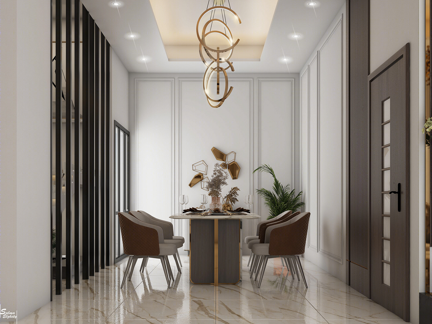 Salma Gamal 打造极简主义 Villa Ground Floor 公寓-3