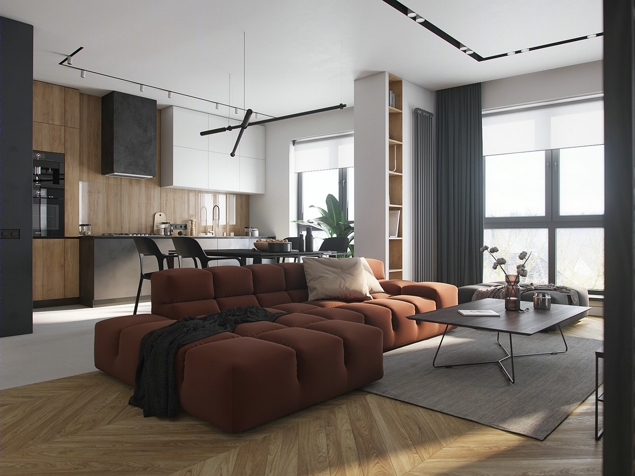 简约风格公寓设计，年费会员免费下载高清原图-20