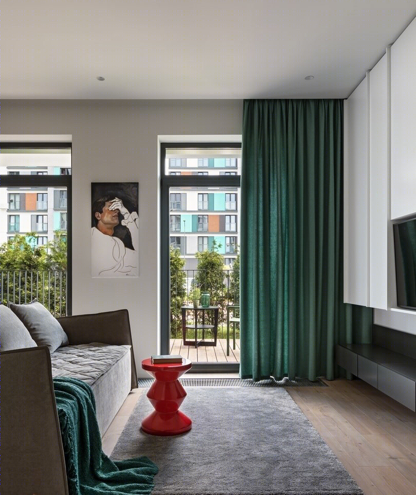 45平米 白俄罗斯 多彩空间设计！-0