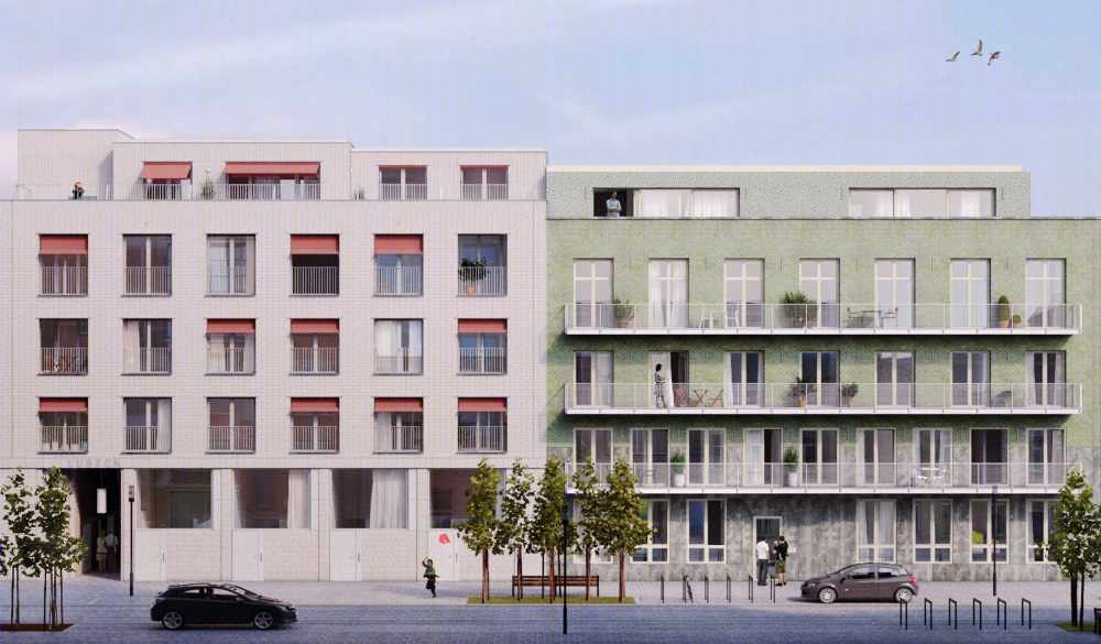 安特卫普 Cadix 社区住宅,绿色与光线的完美结合-0
