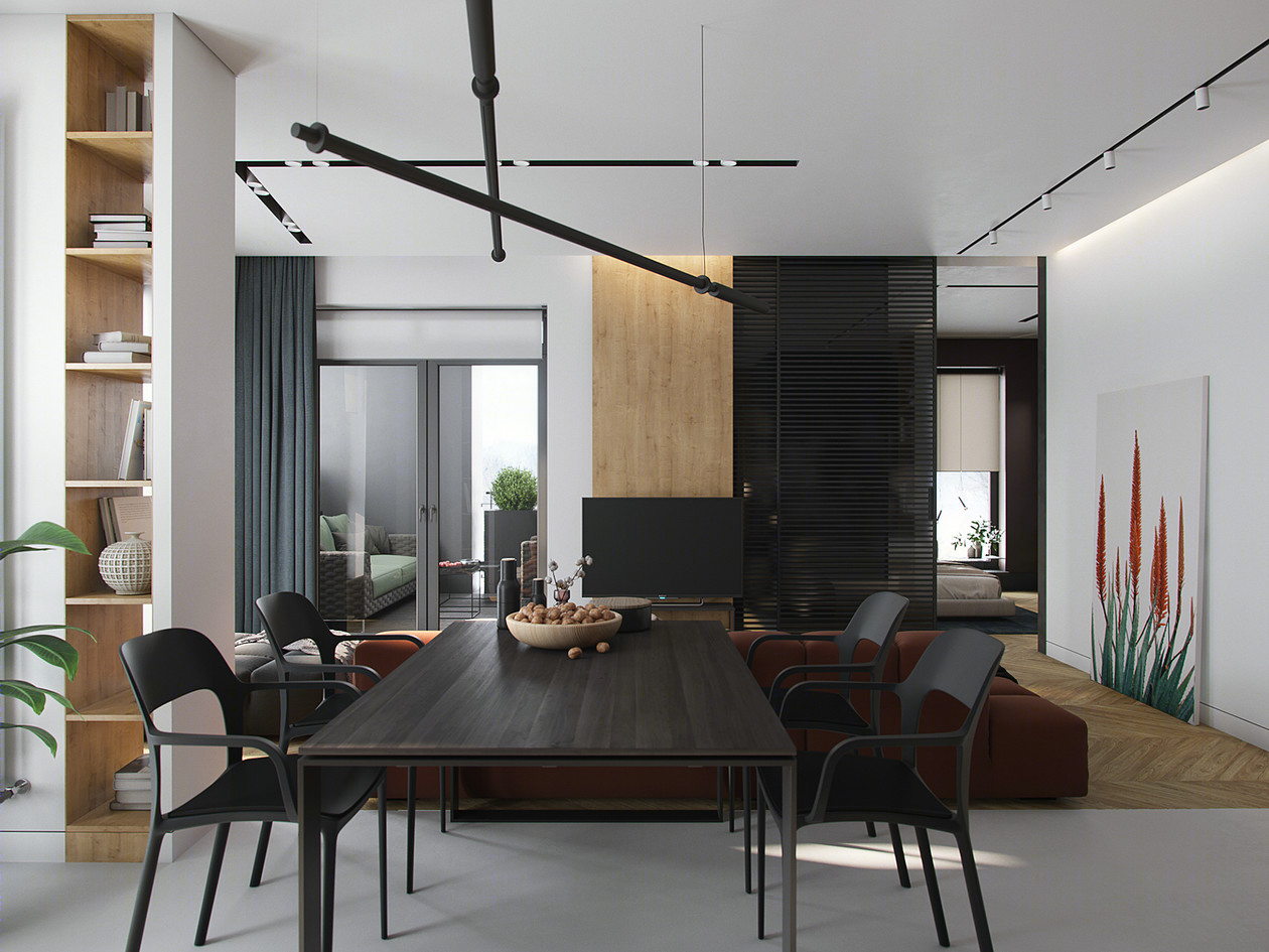 简约风格公寓设计，年费会员免费下载高清原图-21