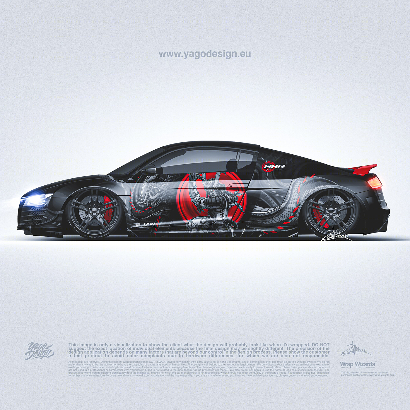 Anastasiya Gushchina丨展厅丨Audi R8 Ronin by Yagodesign-0