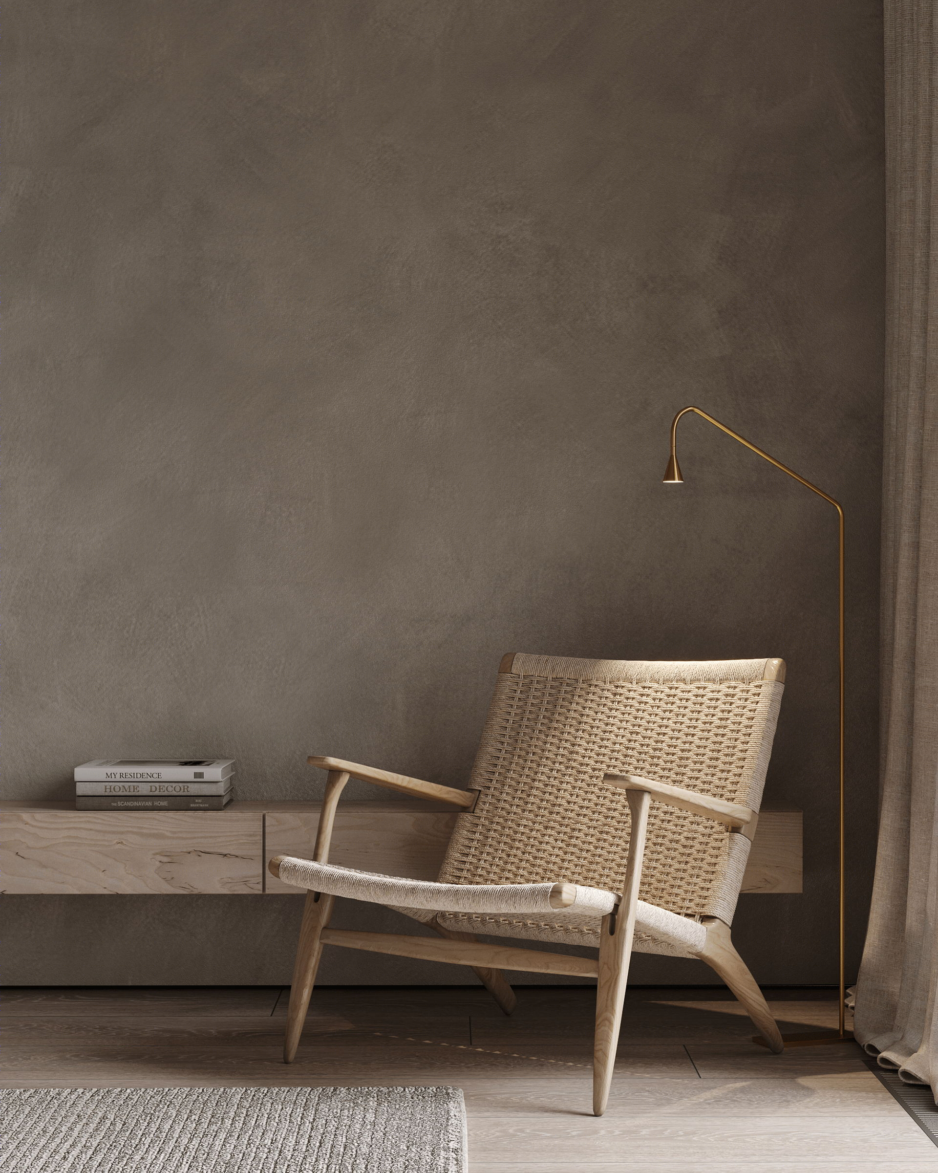 中性色系公寓设计 这也太有范儿了吧！-23