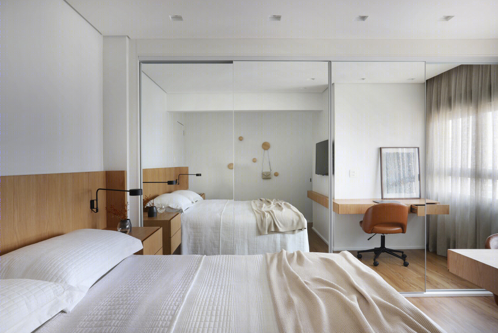 巴西现代简约公寓，社交生活与私密空间的完美融合-23